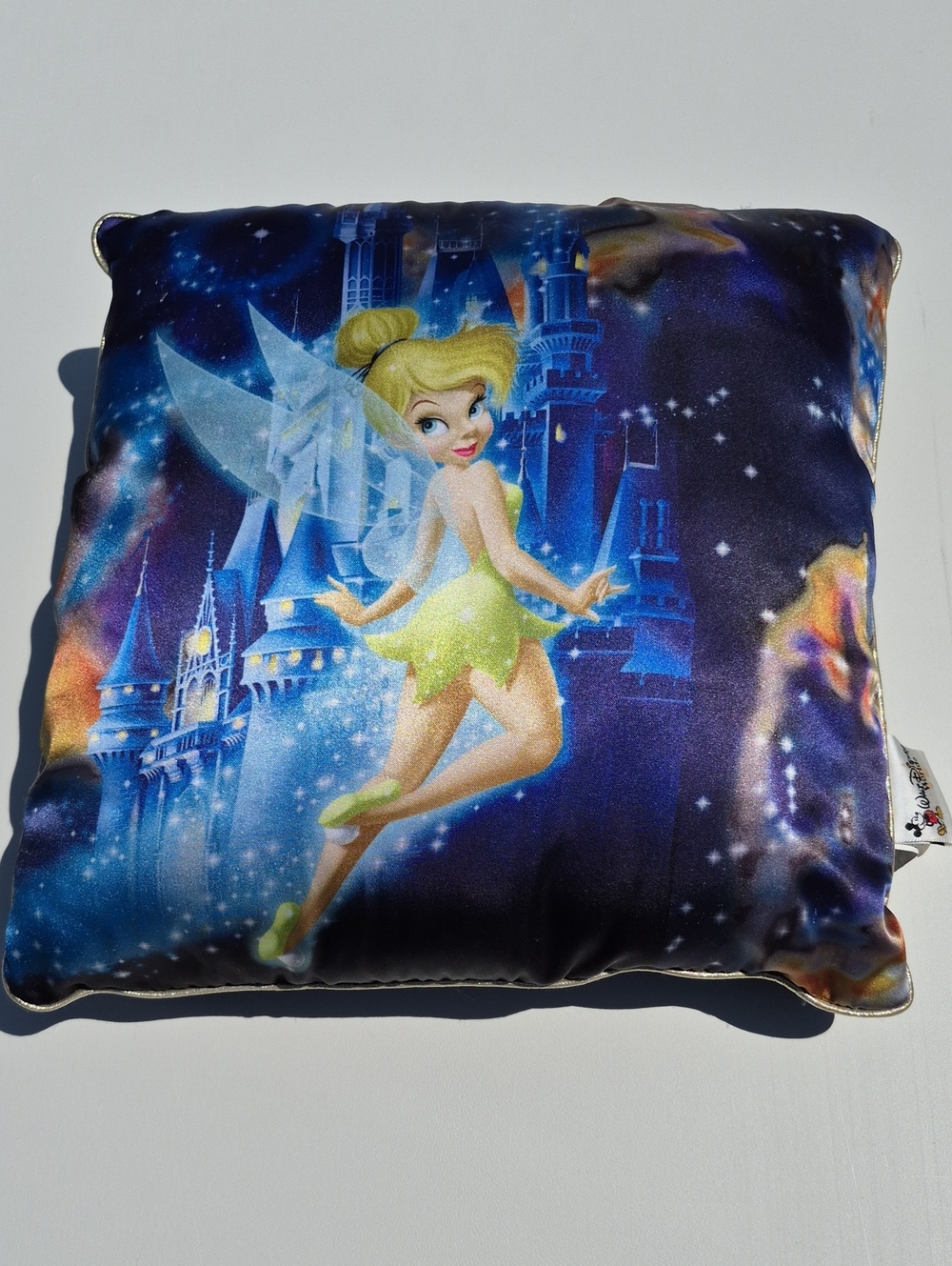 Disney Tinker Bell Throw Pillow - Blue, Green and Yellow